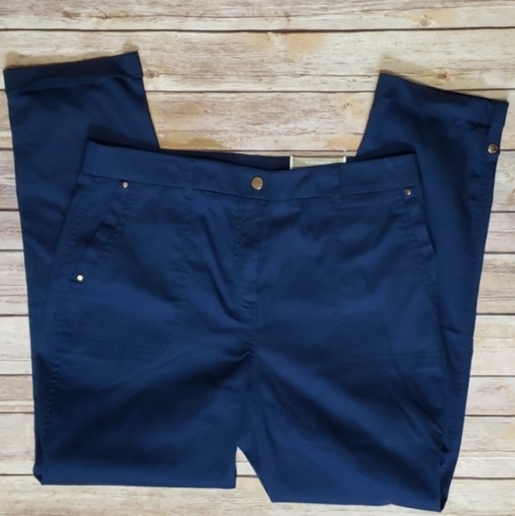 Chico's Denim - Chico's Luxe Twill Utility Crop Pants